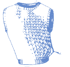 A sweater with a pull